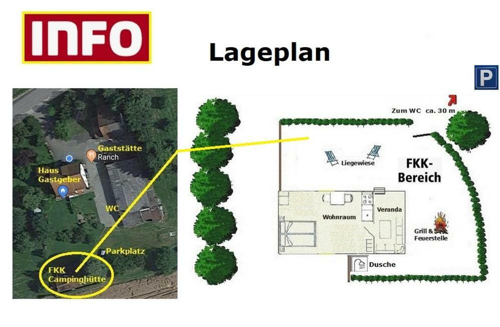 Campinghutte Mit Fkk Moglichkeit Hotel Meckenbeuren Luaran gambar